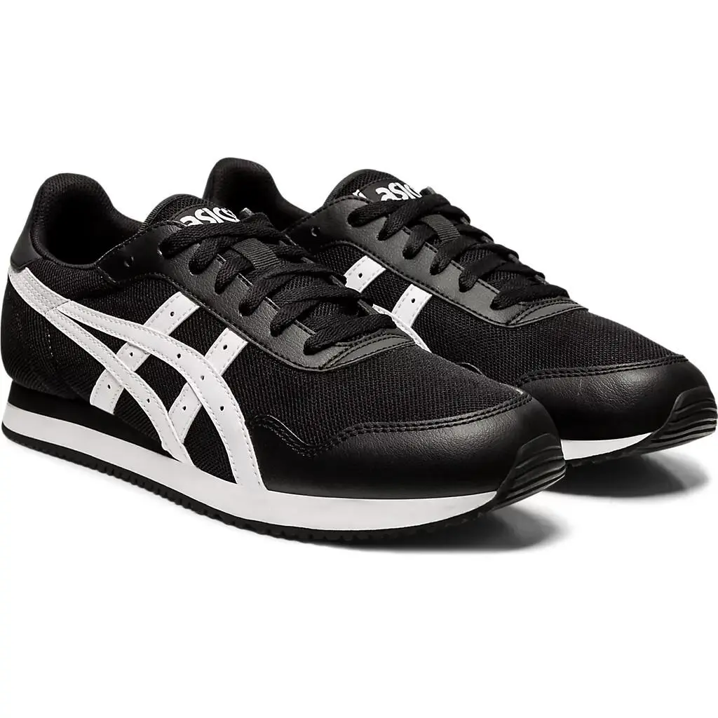 Asics D3786 Men`s Black Tiger Runner Sneaker Shoe Size 8.5 M