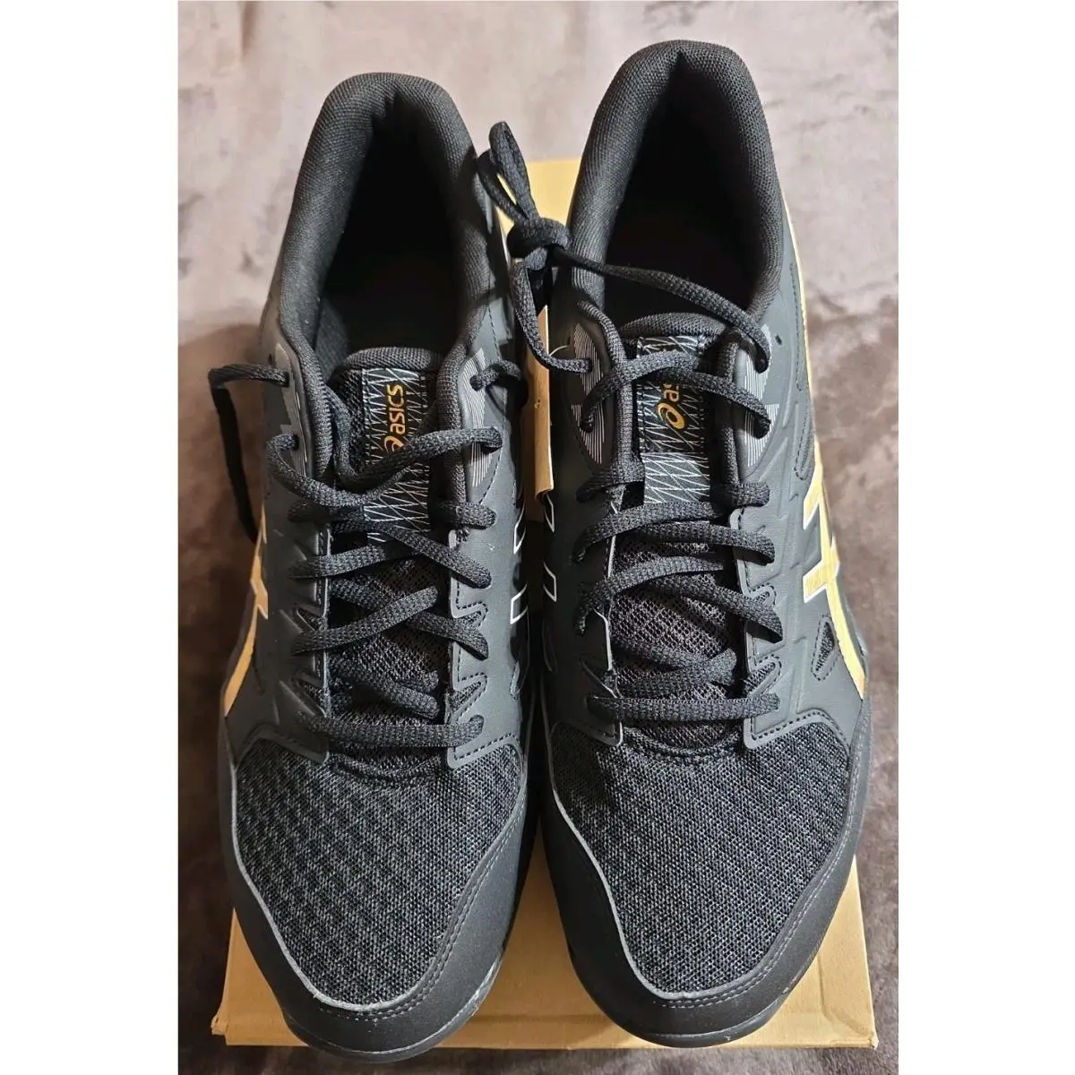 Asics Men`s Gel-rocket 11 Volleyball Shoes 11W Black/piedmont Grey 1071A094-005