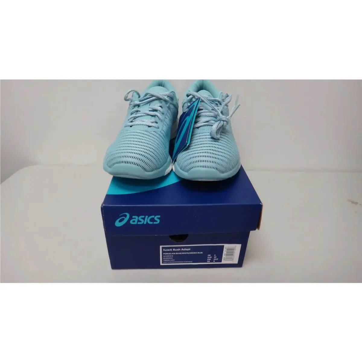 Asics shoes - ASICS FuzeX Rush Adapt - FuzeX Rush Adapt - T885N-1401 - Porcelain Blue White Smoke Blue 0