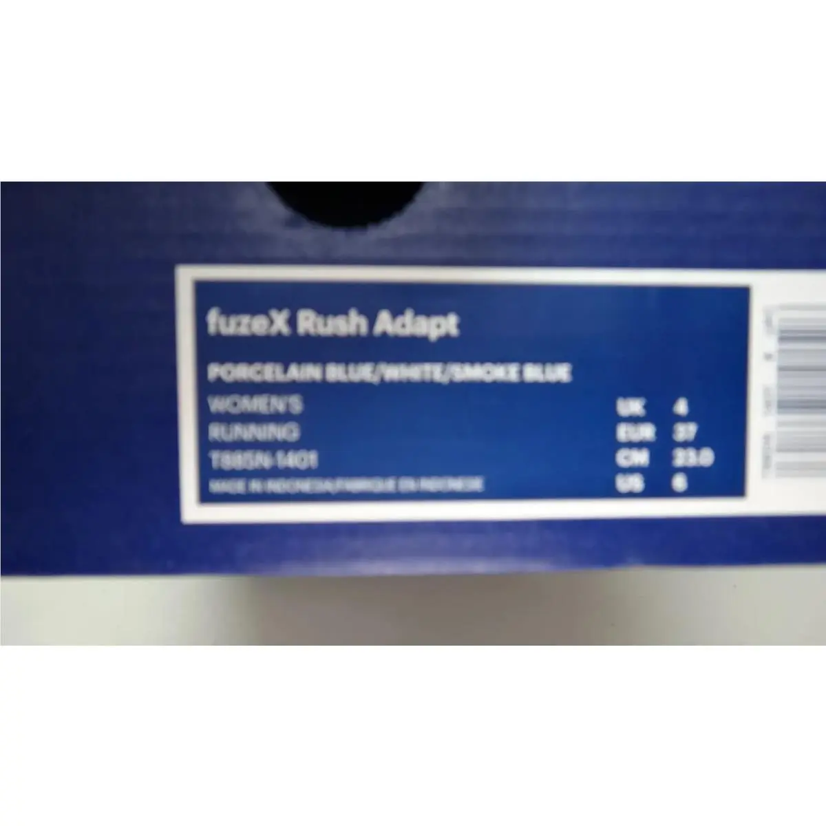 Asics shoes - ASICS FuzeX Rush Adapt - FuzeX Rush Adapt - T885N-1401 - Porcelain Blue White Smoke Blue 1