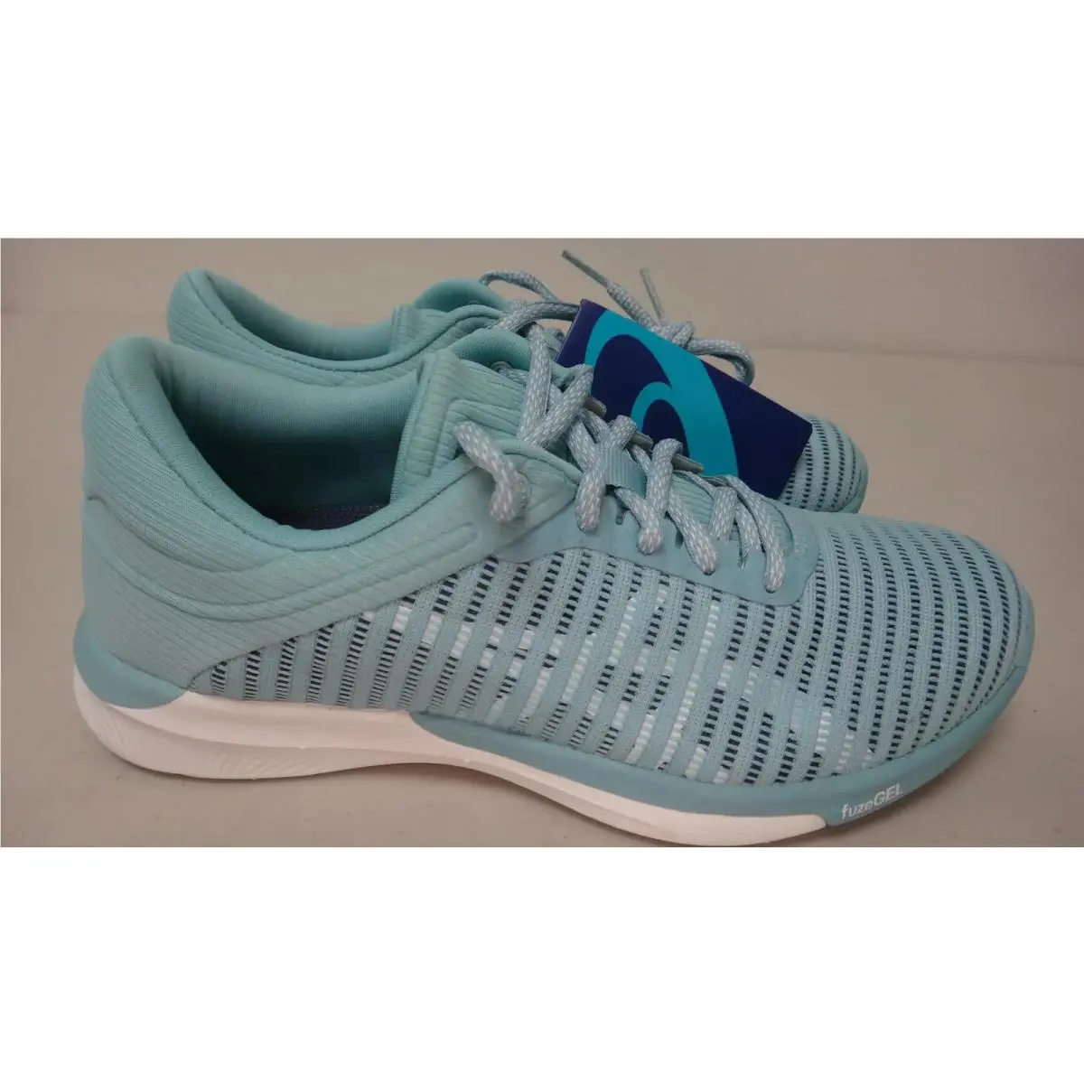 Asics shoes - ASICS FuzeX Rush Adapt - FuzeX Rush Adapt - T885N-1401 - Porcelain Blue White Smoke Blue 5