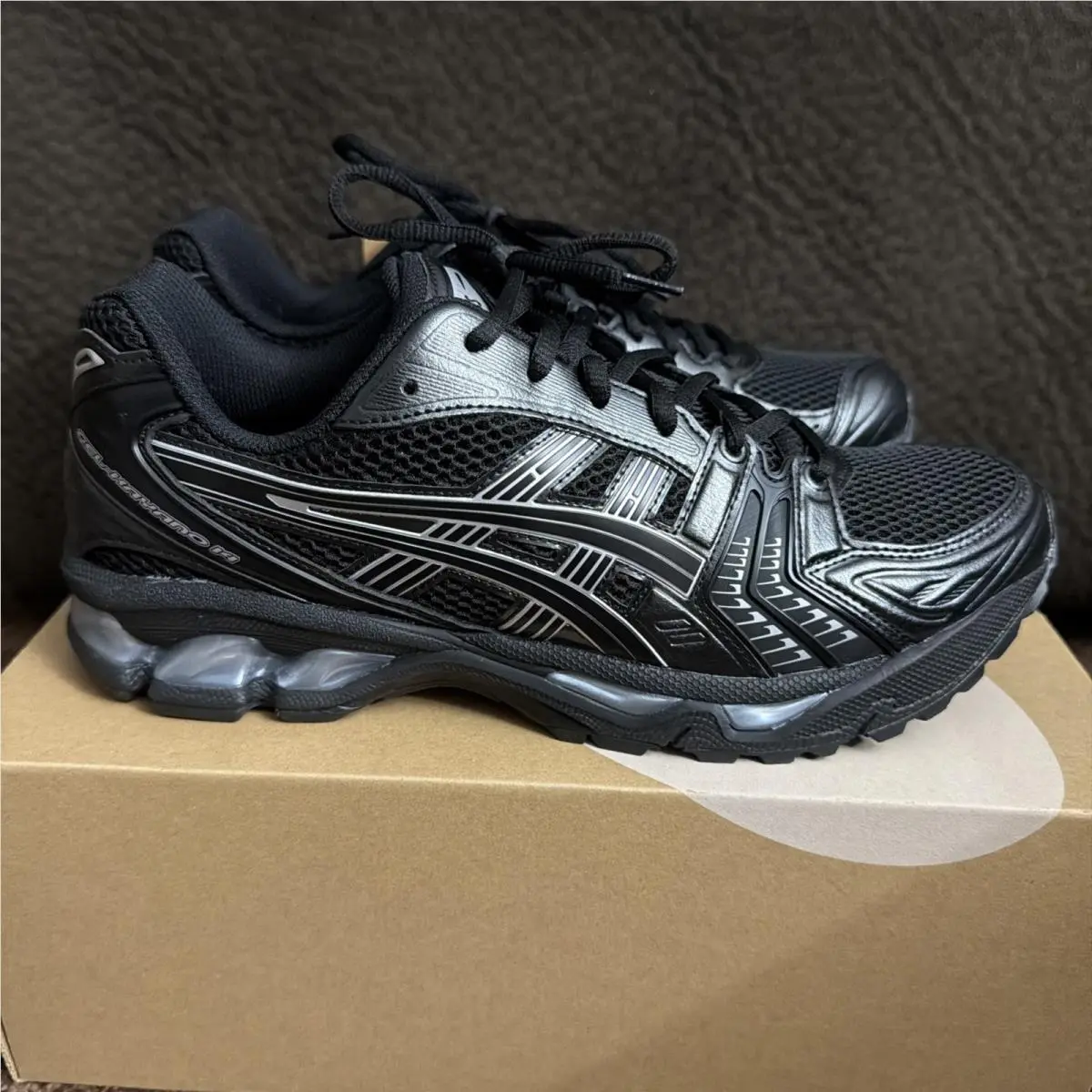 Asics Gel-kayano 14 Black Pure Silver 1201A019-006 Men’s Size 10