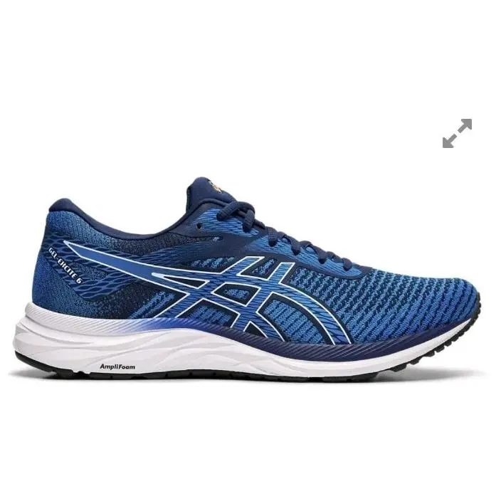 Asics Mens Gel Excite 6 1011A610 Black Gray Men`s Running Shoes - Size 11.5