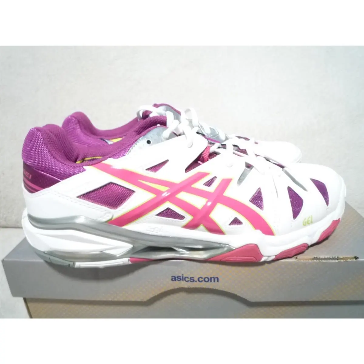 Asics shoes - ASICS GEL-Sensei - WHITE/MAGENTA/LIME 0