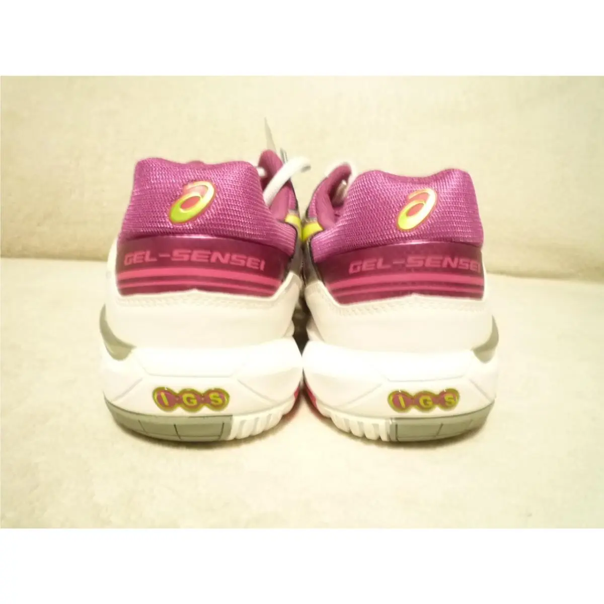 Asics shoes - ASICS GEL-Sensei - WHITE/MAGENTA/LIME 6