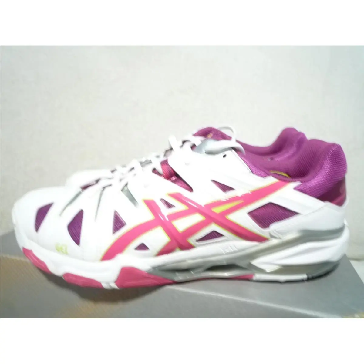 Asics shoes - ASICS GEL-Sensei - WHITE/MAGENTA/LIME 1