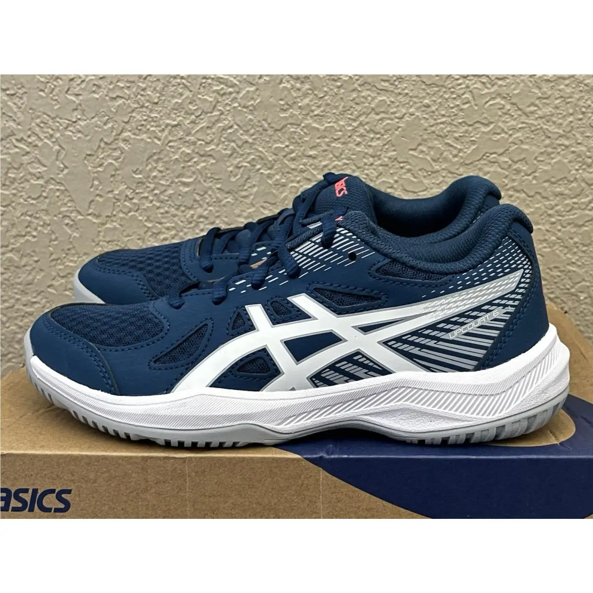 Asics shoes - Asics Youth Tennis Shoes “Upcourt 6 Grade Shoes” - Blue 0