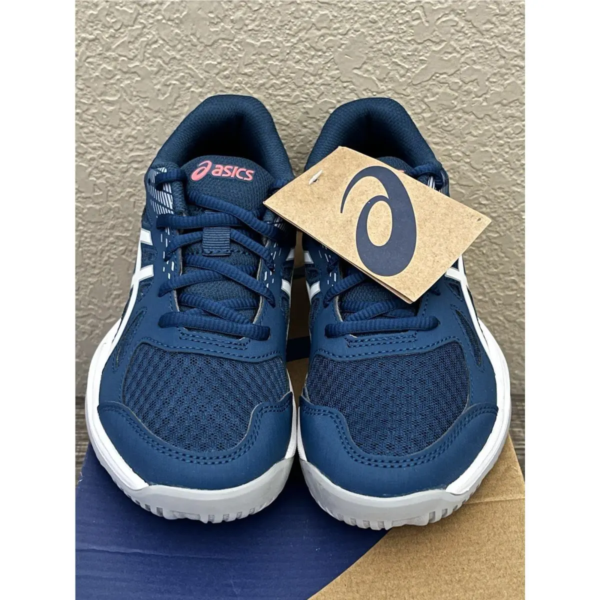 Asics shoes - Asics Youth Tennis Shoes “Upcourt 6 Grade Shoes” - Blue 2