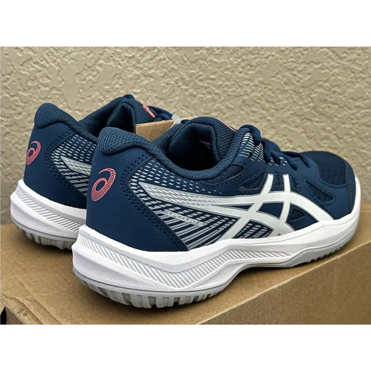 Asics shoes - Asics Youth Tennis Shoes “Upcourt 6 Grade Shoes” - Blue 4