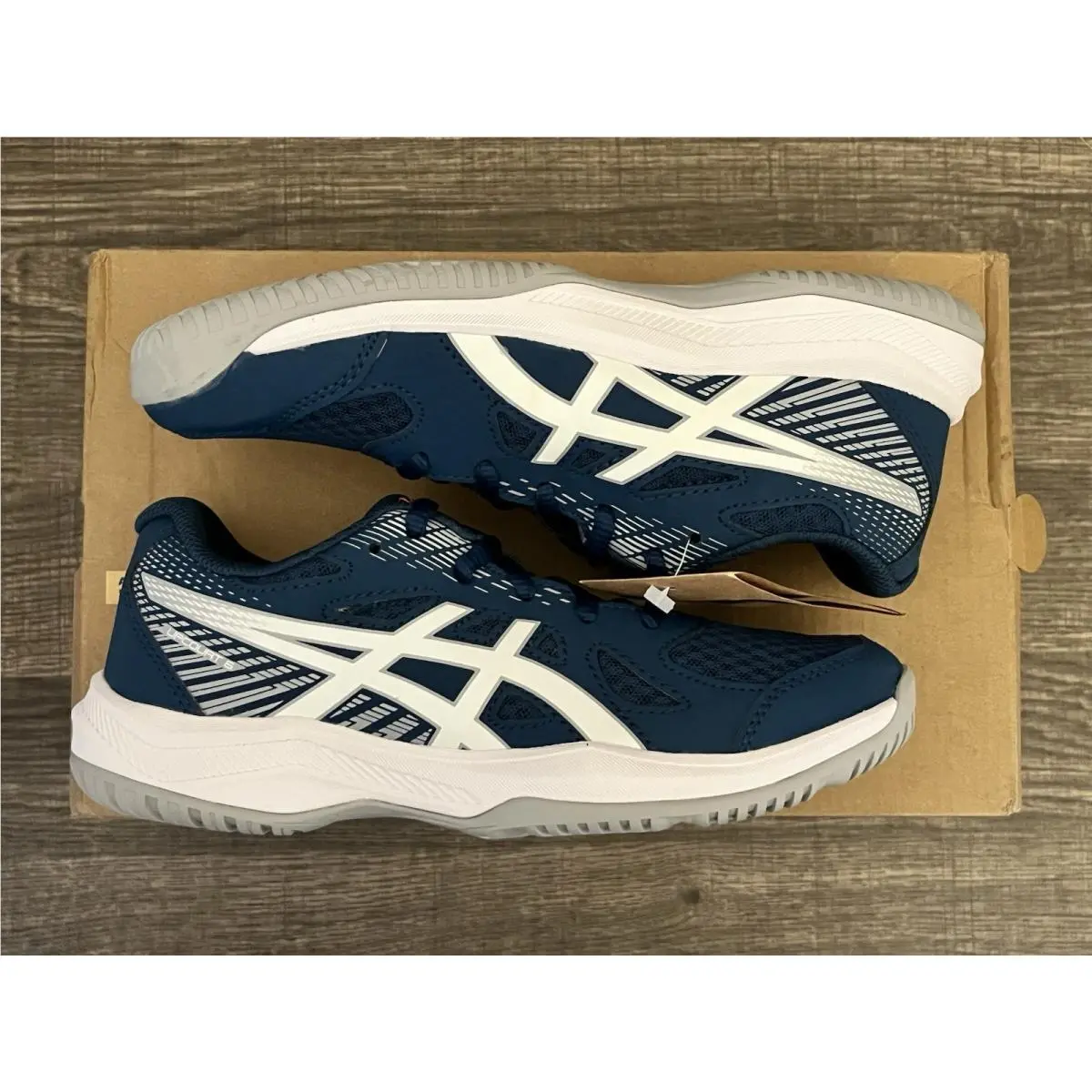 Asics shoes - Asics Youth Tennis Shoes “Upcourt 6 Grade Shoes” - Blue 6