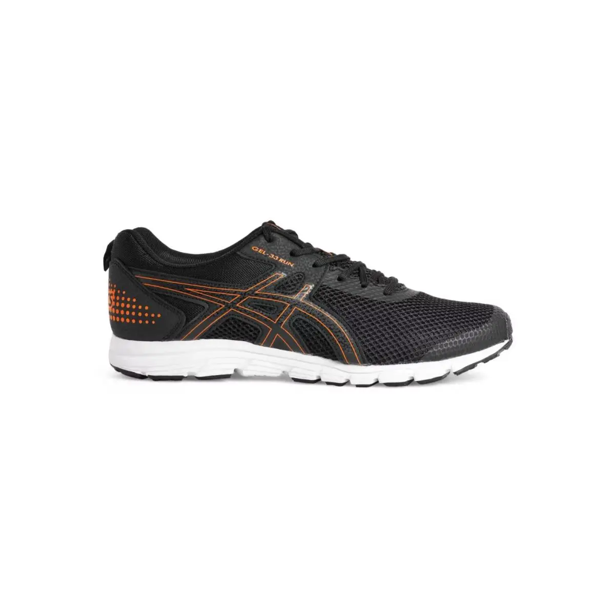Asics Mens Gel-33 Run Black Shocking Orange Size 11 10118438-002