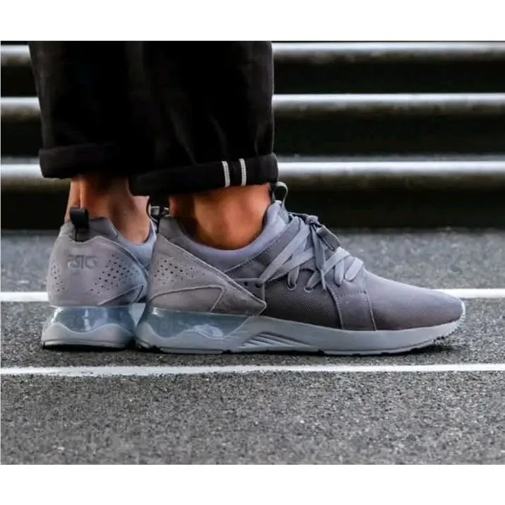 Asics Shoes Gel Lyte V Sanze Men`s Running Training Shoes Grey Size 10 US