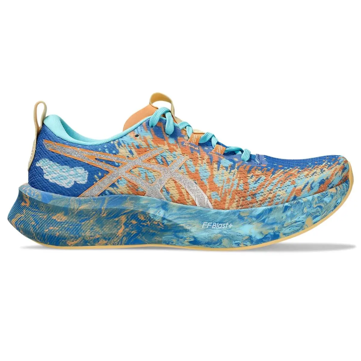 Women’s Size 5- Asics Noosa Tri 16 Nature Blue Faded Orange Running Shoes