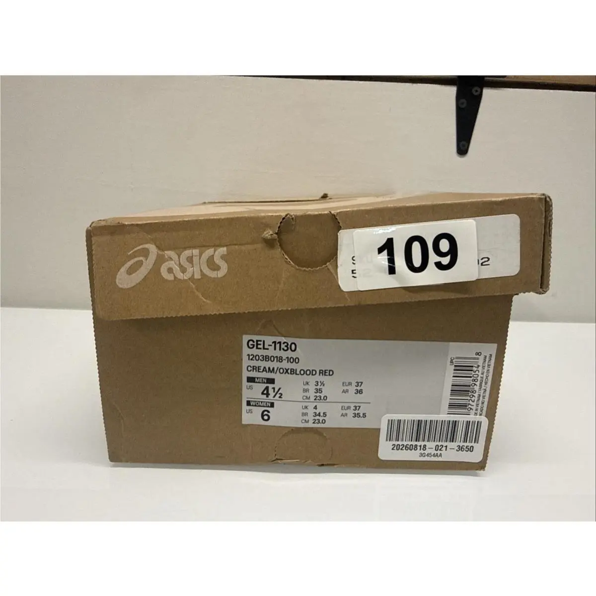 Asics shoes - ASICS Gel 1130 - Gel - 1203B018-100 - Red 8