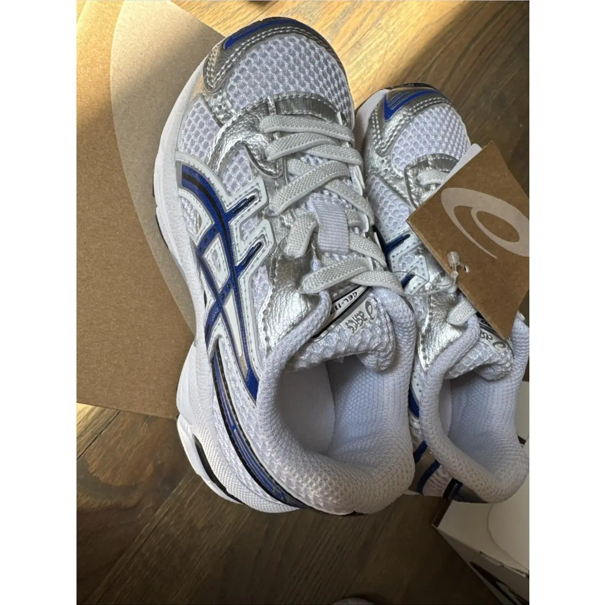Asics GEL-1130 Ps. White Blue. Kids US K10