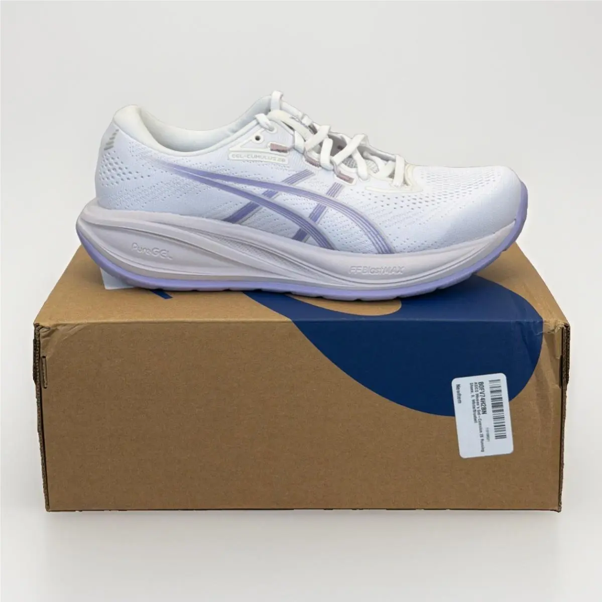 Asics Wmns Gel-cumulus 28 Wide White Bluebell 1012B919-101 Women`s Size 9