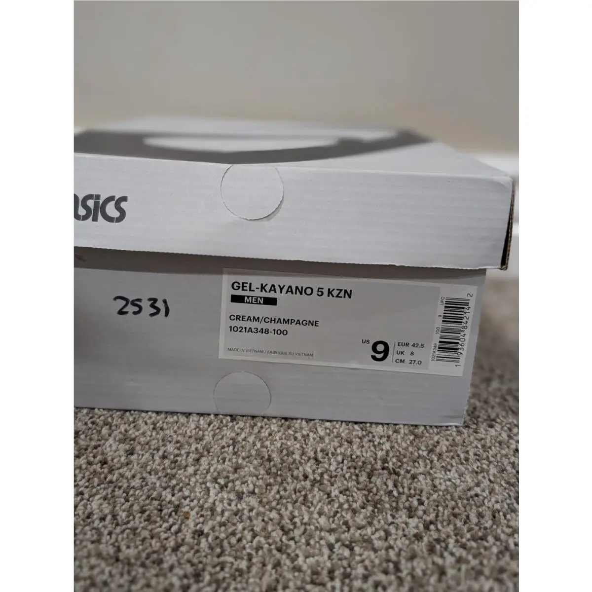 Asics shoes - Asics Gel-Kayano 5 KZN - KZN - 1021A348-100 - Ivory 6