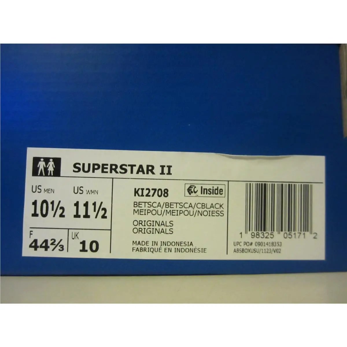 Adidas shoes - adidas Superstar II - Superstar - KI2708 - Better Scarlet/Core Black (UPC: 198325051712) 10