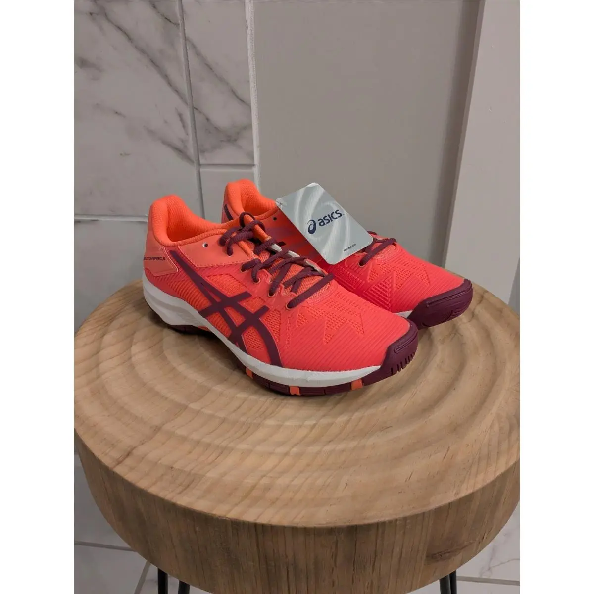 Asics Gel-solution Speed 3 Coral Pink Purple Womens Tennis Shoes C606Y