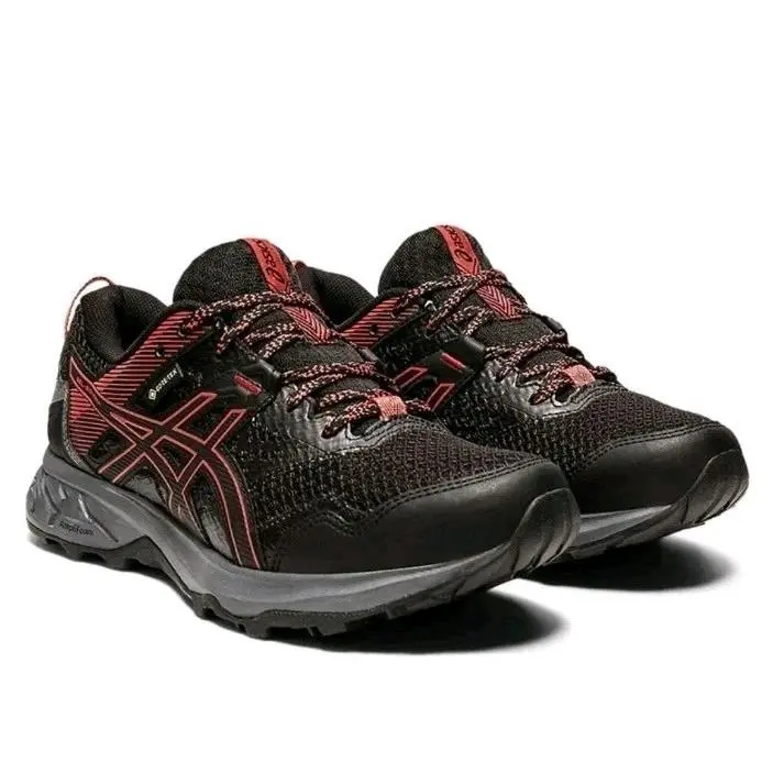 Asics Gel-sonoma 4 Red/grey/black Women’s Running Shoes Size 9.5 US