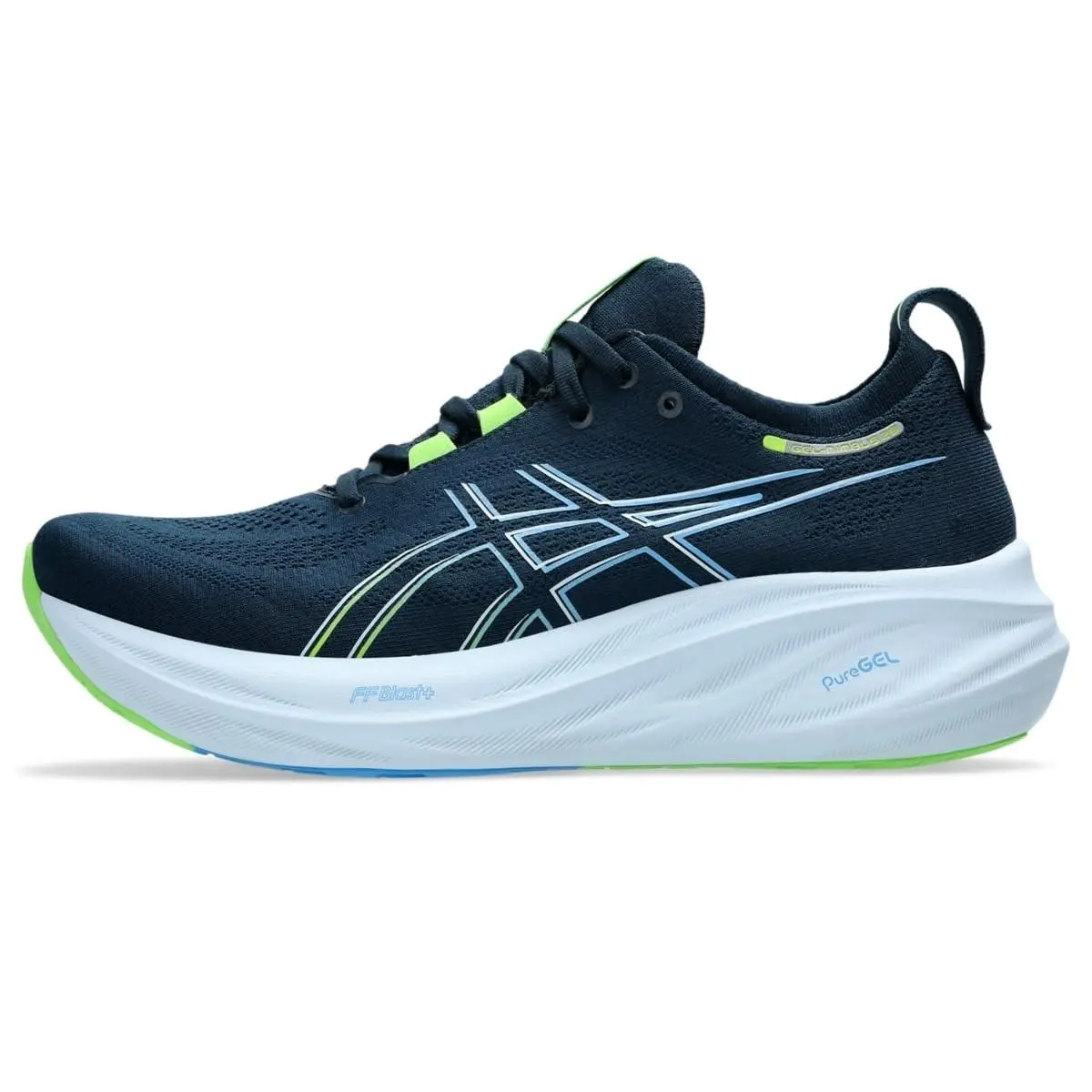 Asics shoes - ASICS GEL-Nimbus 26 - 1011B794400 - French Blue/Electric Lime 0