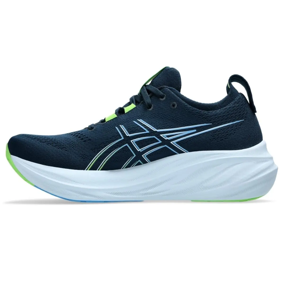Asics shoes - ASICS GEL-Nimbus 26 - 1011B794400 - French Blue/Electric Lime 1