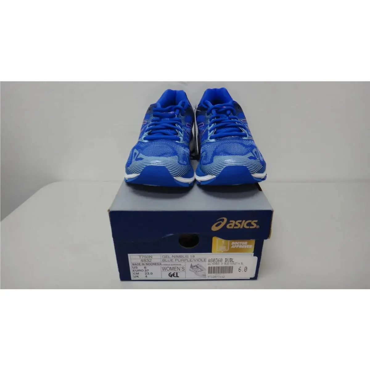 Asics shoes - ASICS GEL Nimbus 19 - GEL Nimbus - T750N9020 - Blue 0
