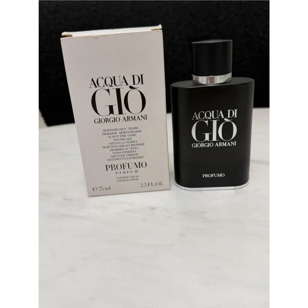 Acqua DI Gio Profumo Parfum 2.5 oz 75 Ml 2018 Batch 38R900K by Giorgio Armani