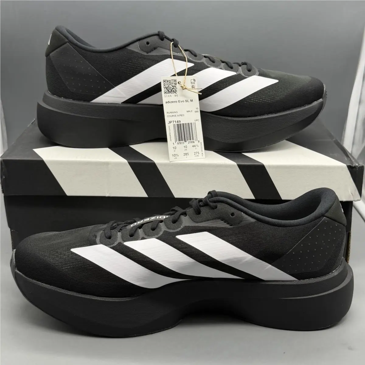 Adidas shoes - Adizero Evo SL - Adizero Evo - JP7149 - Black 1