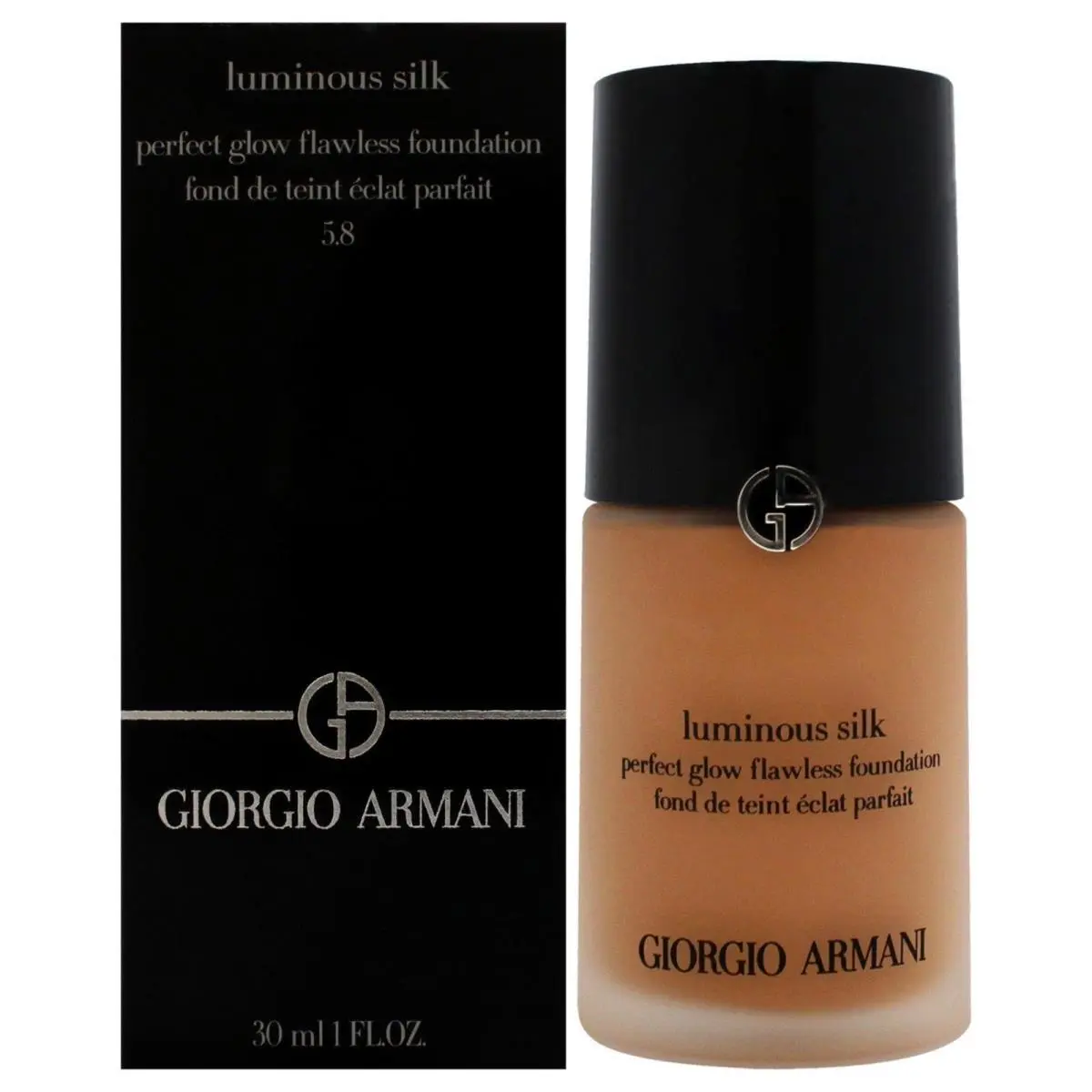 Giorgio Armani Luminous Silk Foundation 5.8 Medium Golden 1 oz