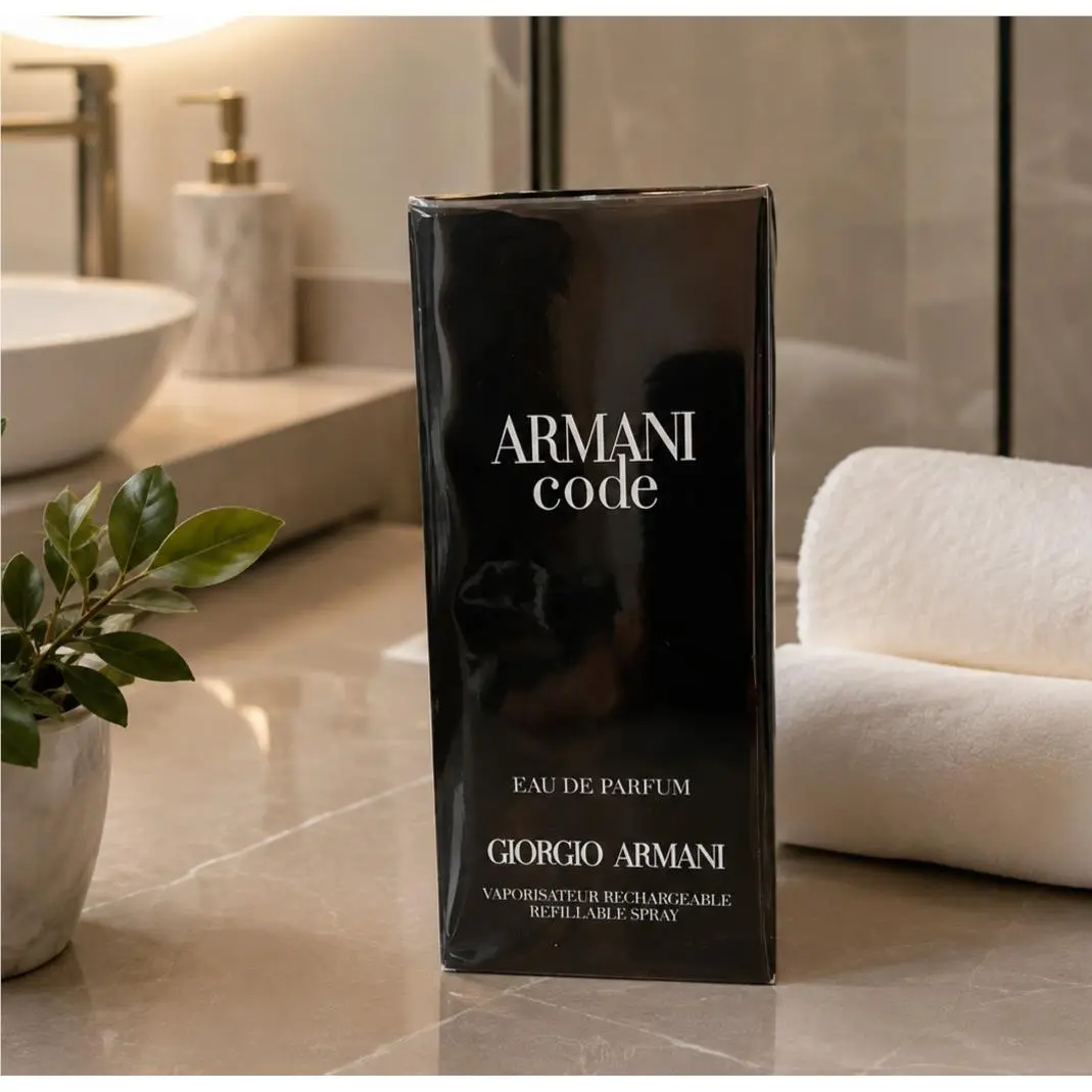 Code Edp 2.5oz 75ml Refillable Bottle Men`s by Giorgio Armani