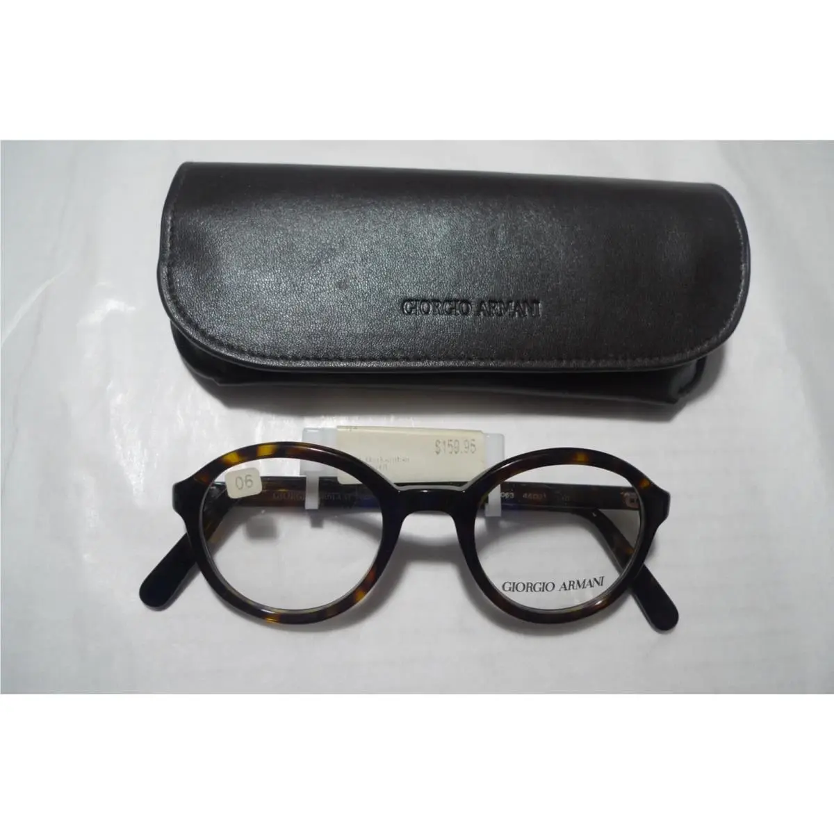 - Frames OF Life -dark Amber- Size 46-21-140 - Made Italy by Giorgio Armani