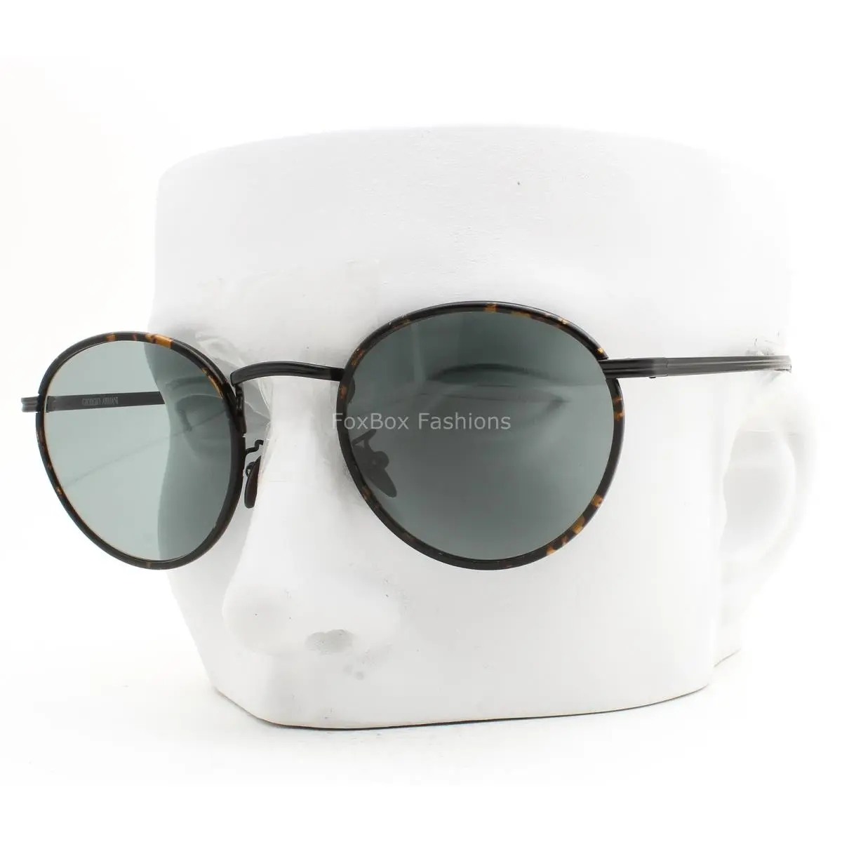 Sunglasses Matte Black Brown Tortoise AR 6163J 3001/11 with Case by Giorgio Armani