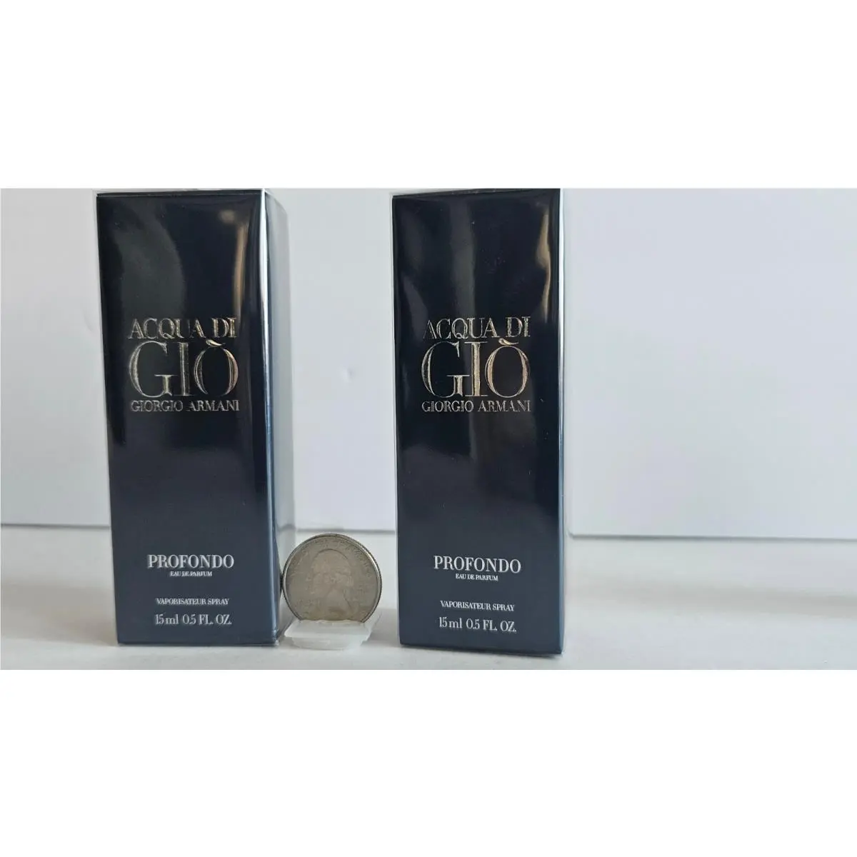 Acqua Di Gio Profondo  Travel Size 0.5Fl.Oz/15ml 2 Pieces by Giorgio Armani