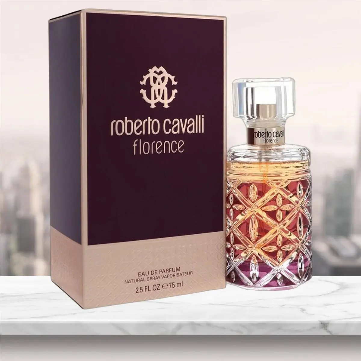 Roberto Cavalli Florence Eau De Parfum Spray By Roberto Cavalli - 2.5 oz