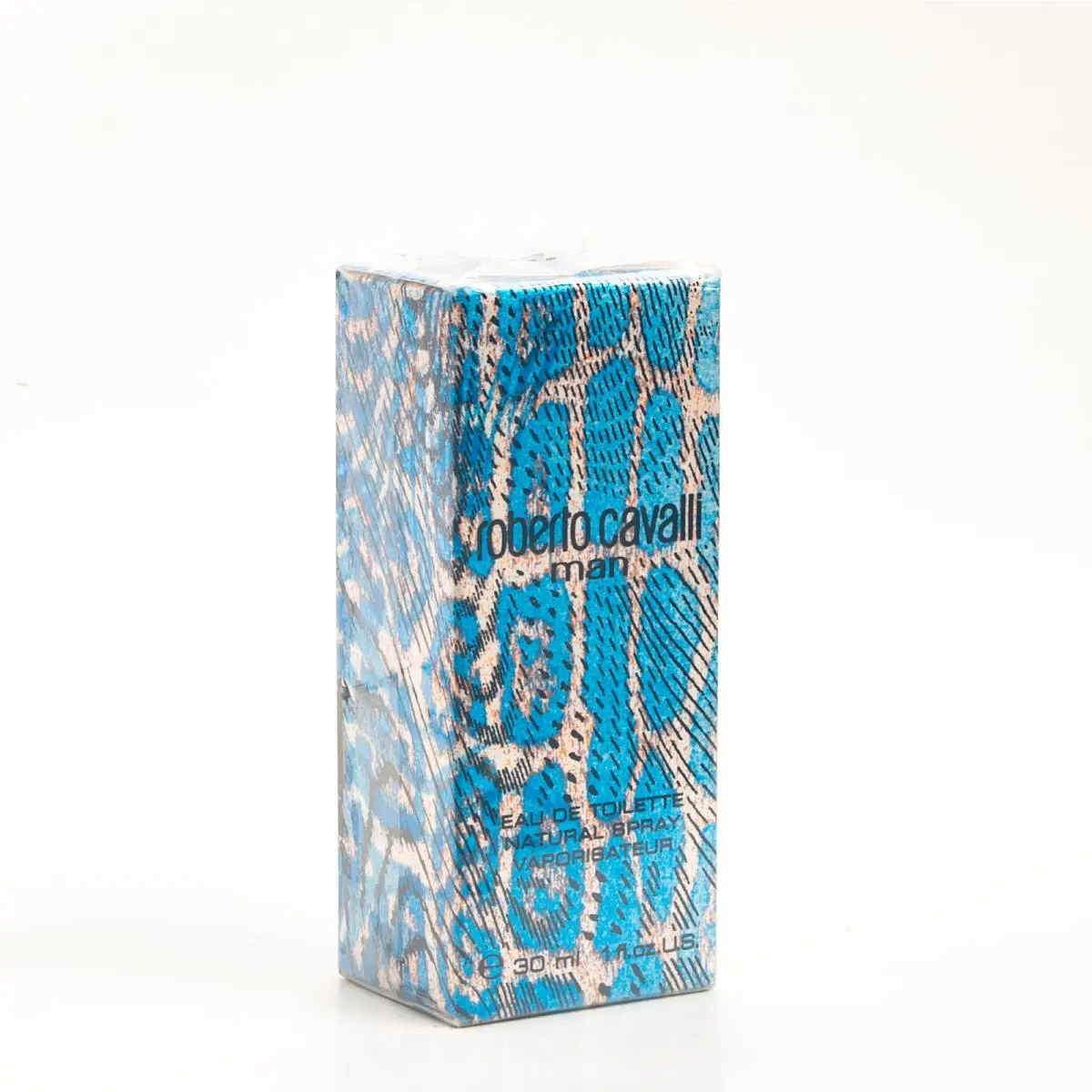 Roberto Cavalli Man Edt 1OZ 30ml Vintage Cologne For Men Blue Box