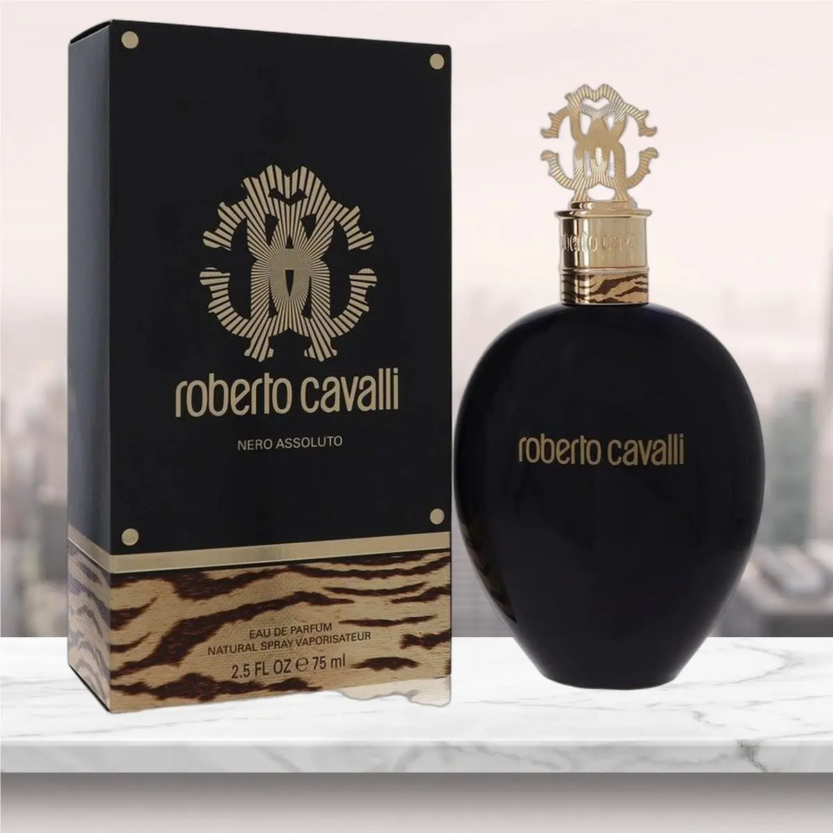 Roberto Cavalli Nero Assoluto Eau De Parfum Spray By Roberto Cavalli - 2.5 oz