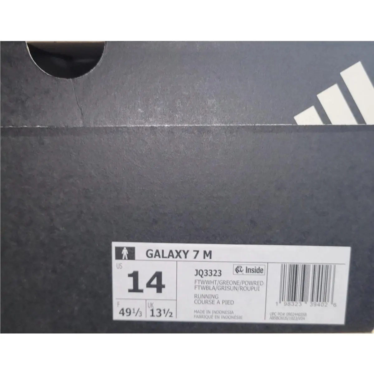 Adidas shoes - adidas Galaxy 7 - Galaxy - JQ3323 - Cloud White / Grey One / Power Red 4