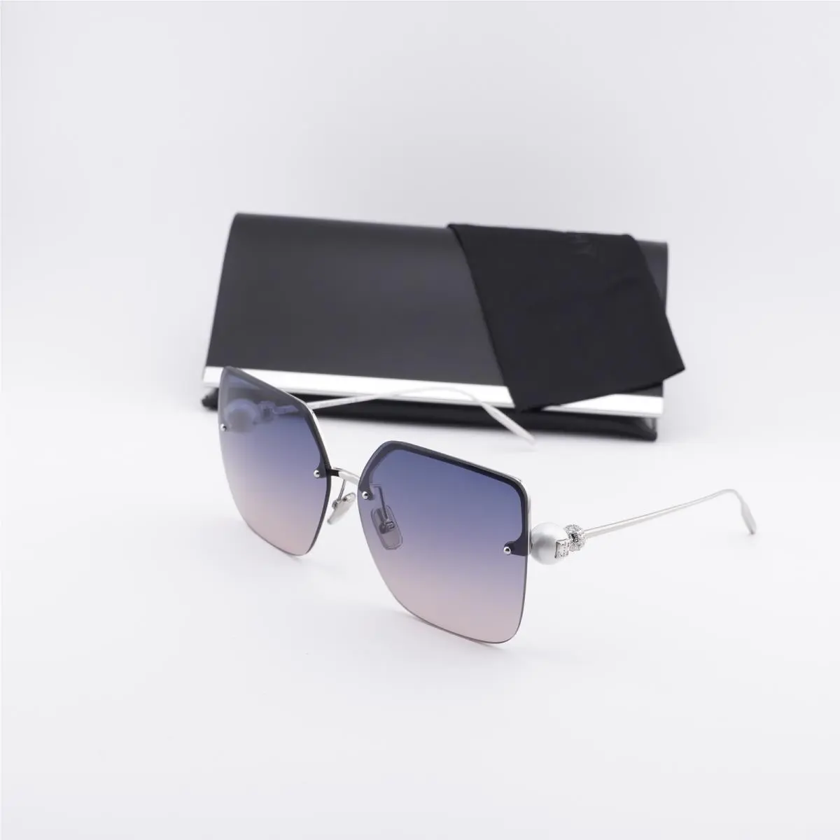 Givenchy GV40110U 16Z Shiny Silver/purple Gradient 63-14-135 Sunglasses