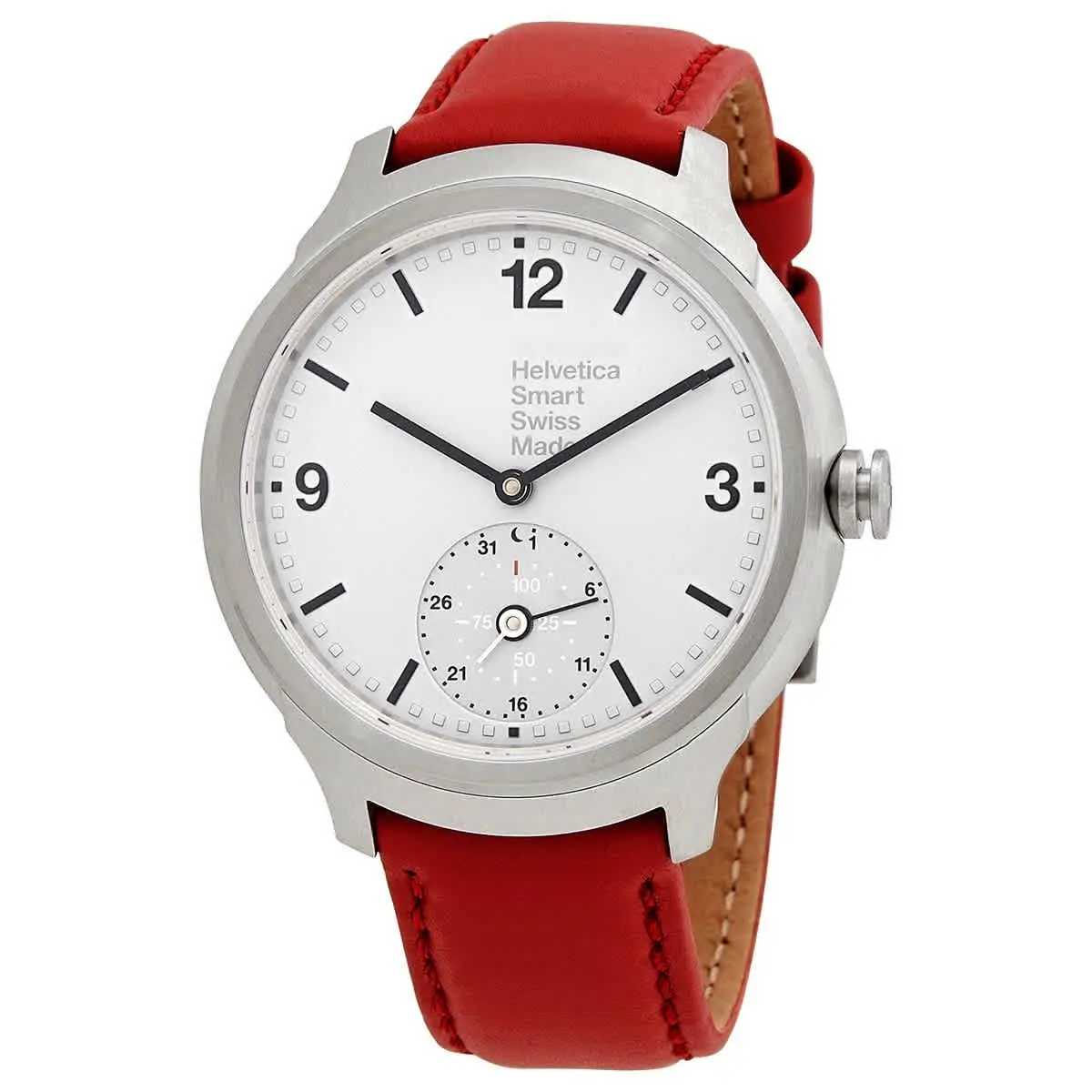 MH1.B2S80.LC Helvetica No1 Bold Silver Dial 44 mm Men`s Watch by Mondaine