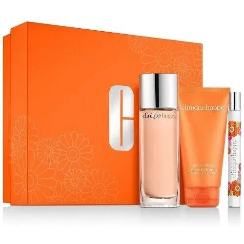 Clinique 3 Pc Perfectly Happy Fragrance Gift Set- Limited Edition