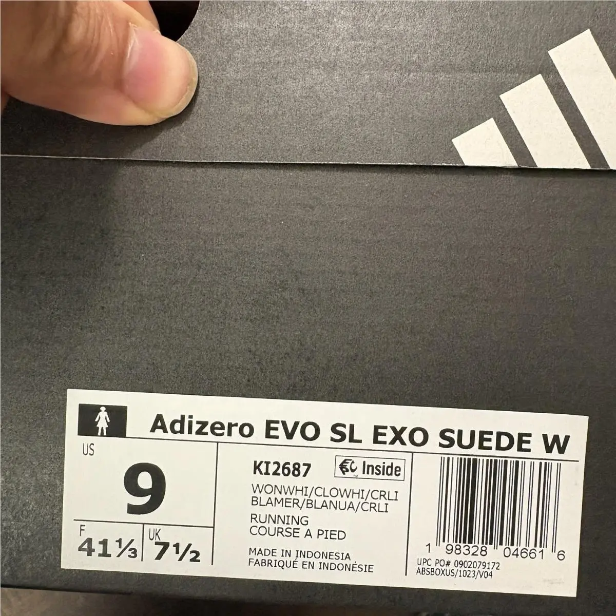 Adidas shoes - Adidas Adizero EVO SL EXO Suede - KI2687 - Beige 5