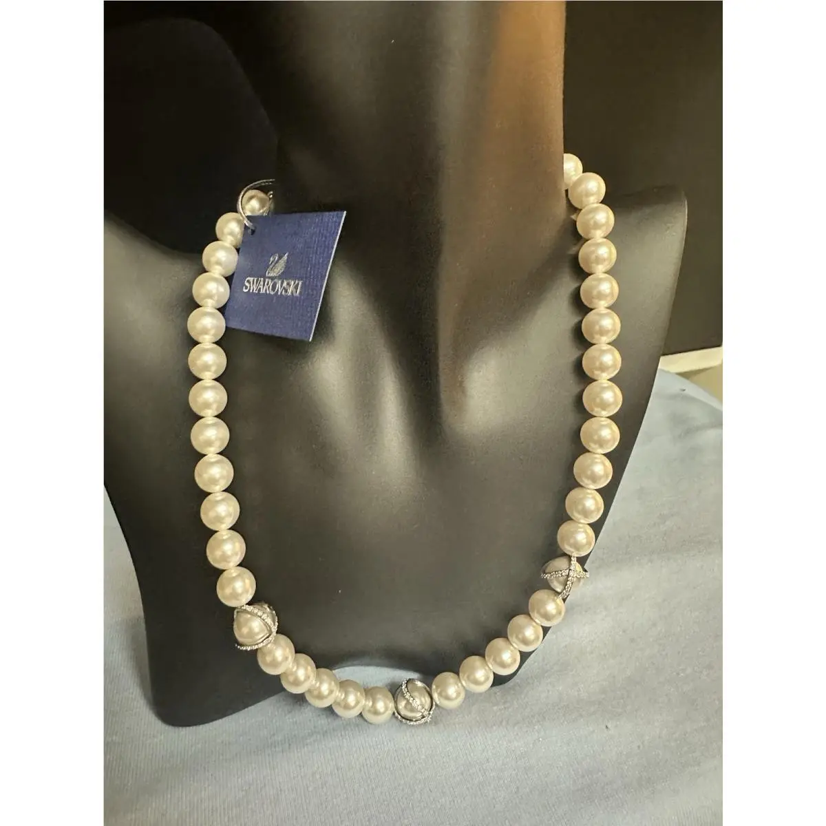 Swarovski All Around Swarowski Collar Set Necklace and Earrings