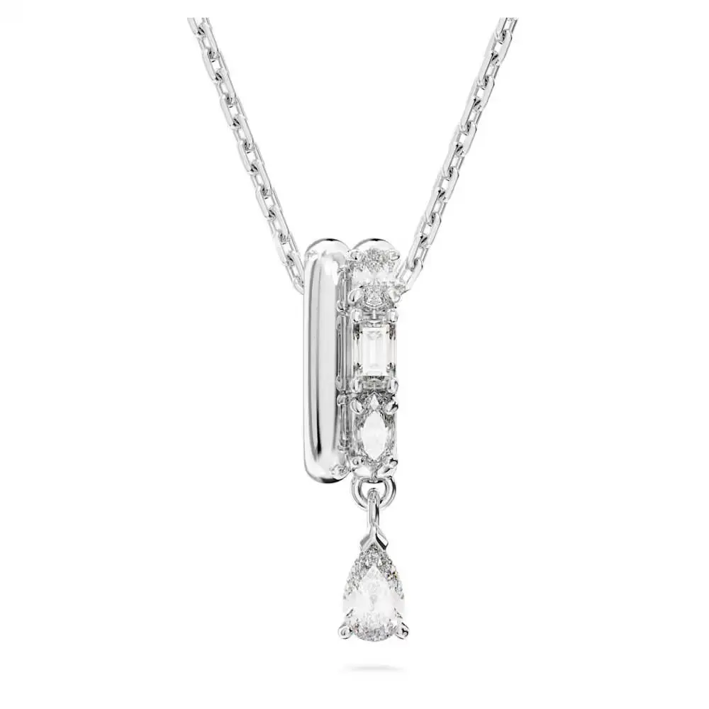 Swarovski Dextera Pendant 5671819 Women`s Necklace White Rhodium Finish