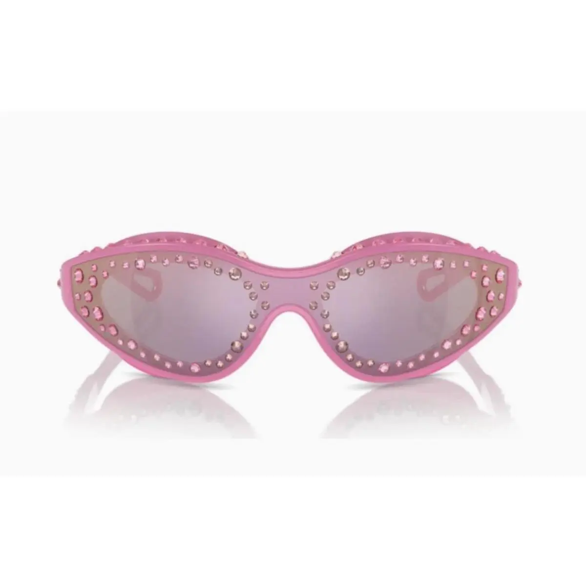 Swarovski SK6024 Imber Pink Goggle Sunglasses Crystal Encrusted