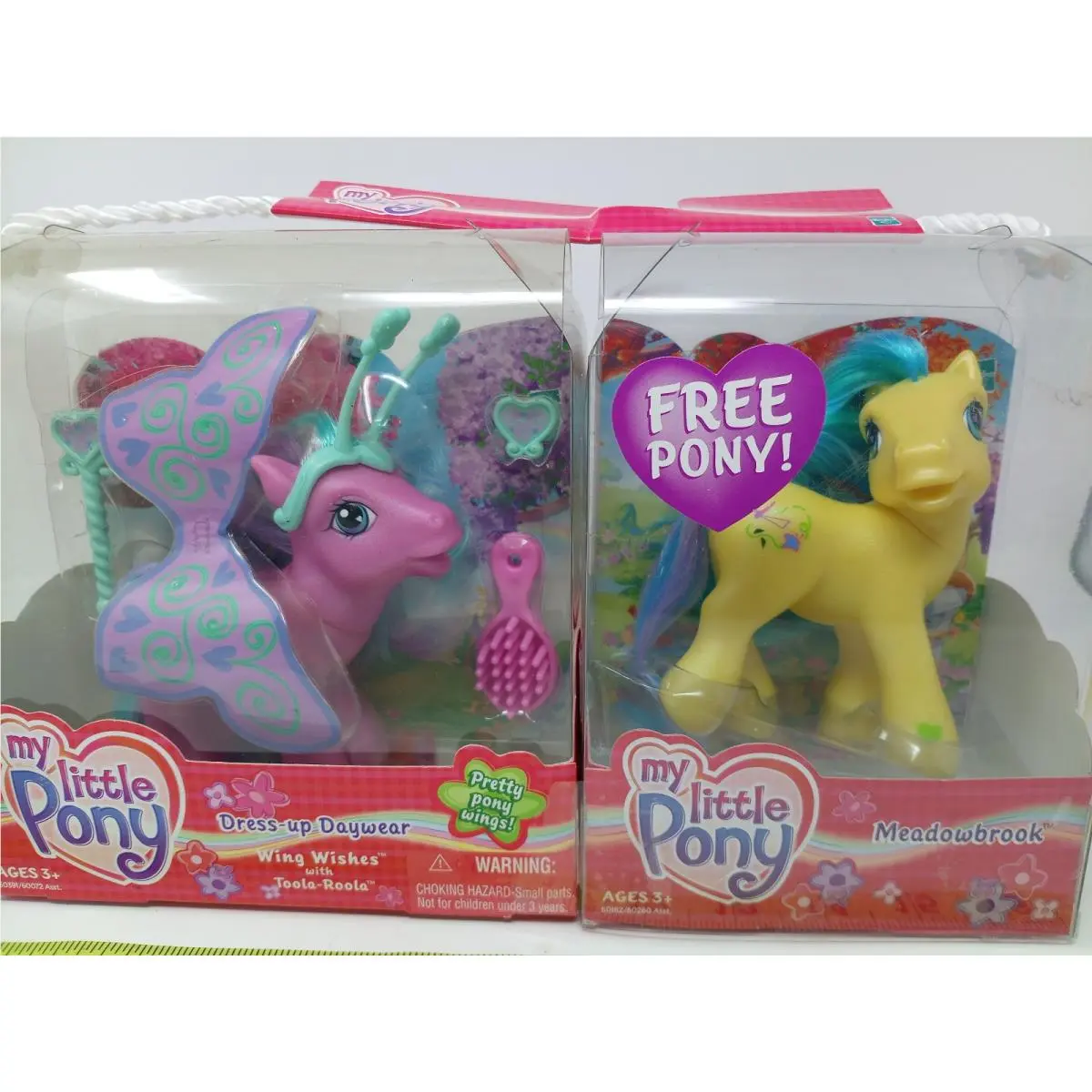 2004 G3 My Little Pony Dress-up Daywear Butterfly Toola-roola Meadowbrook