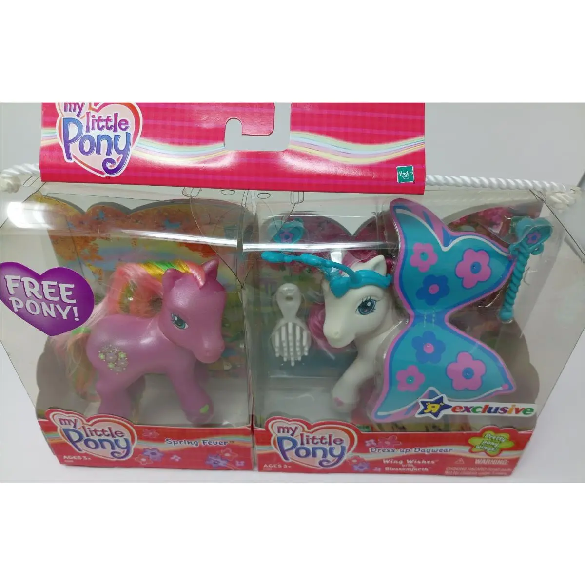 2004 G3 My Little Pony Dress-up Butterfly Blossomforth Spring Fever Toys R Us