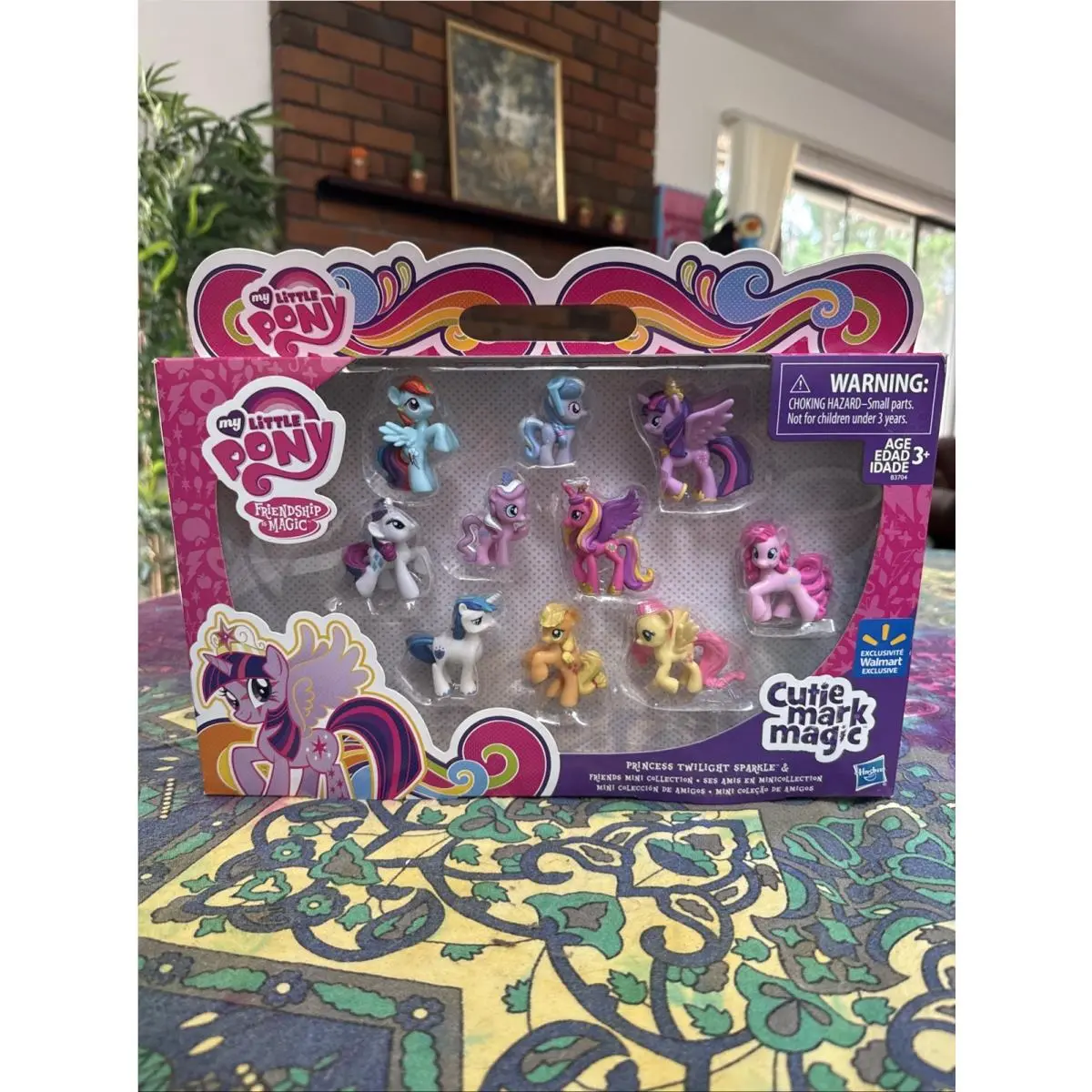 My Little Pony Friendship Is Magic Cutie Mark Mini Figures Collection Set of 10