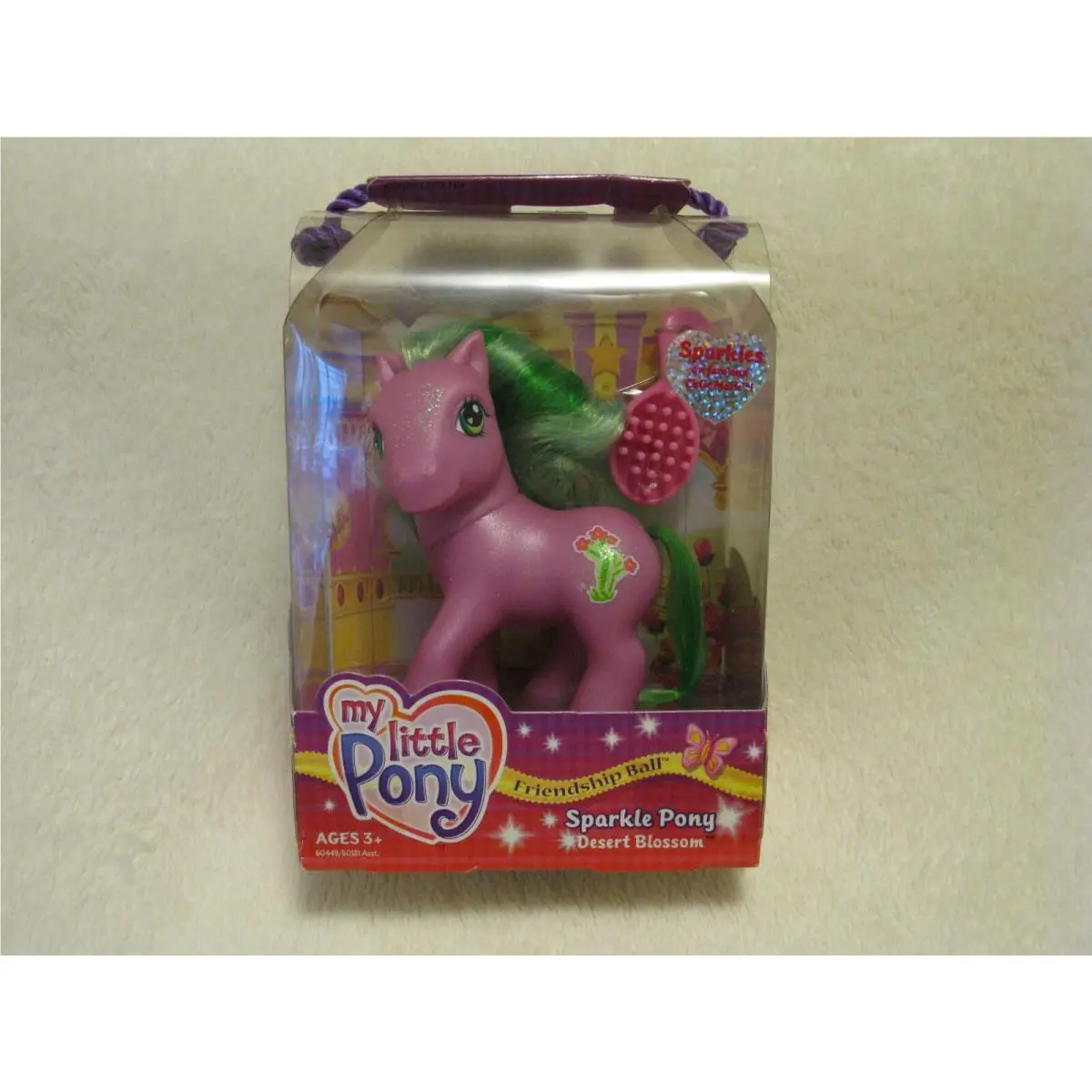 My Little Pony `desert Blossom` Friendship Ball Sparkle Pony - G3