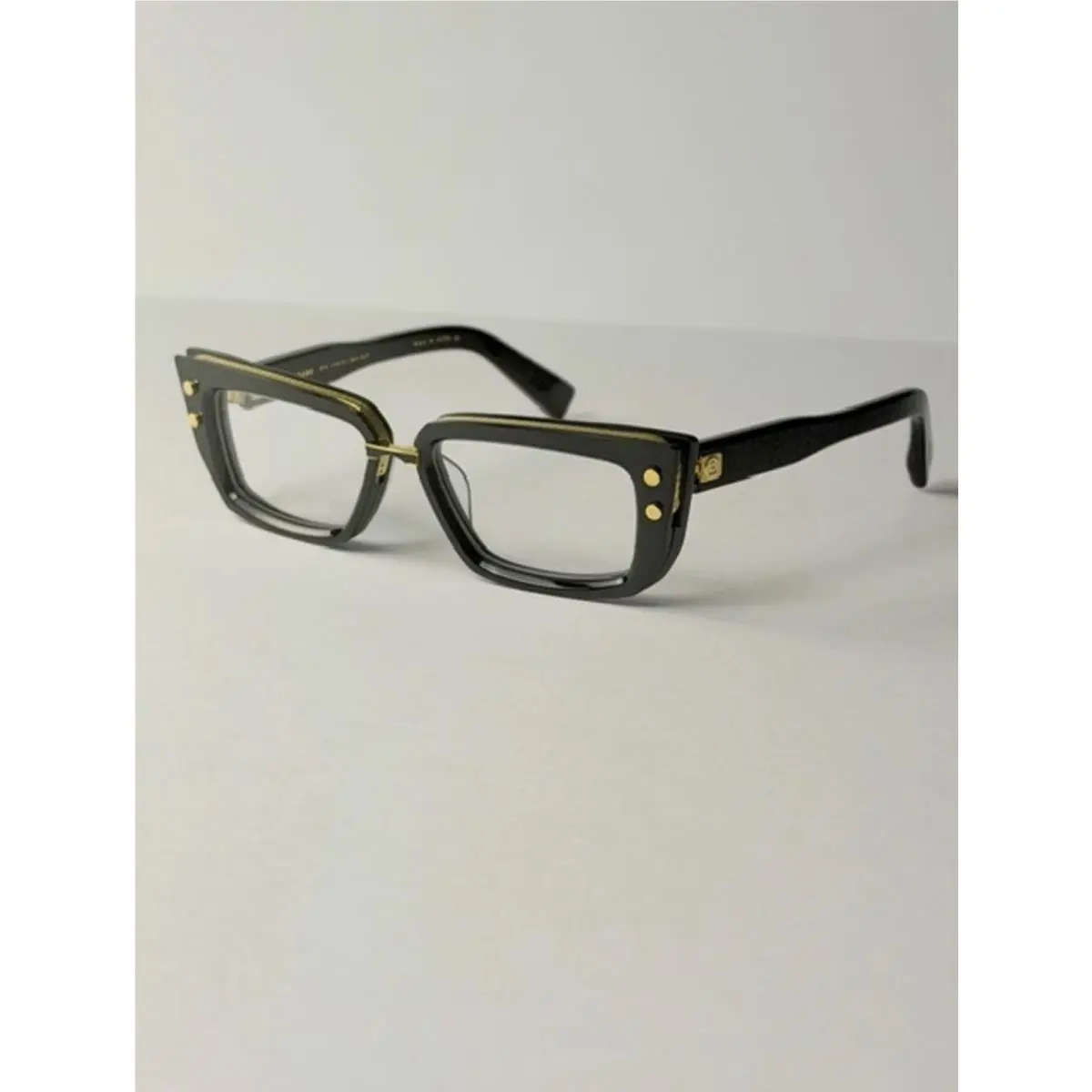 Balmain BPX-134A-51 Blk-gld Black and Gold Eyeglassesnew